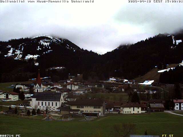 Archiv Foto Webcam Schattwald: Haus Romantika