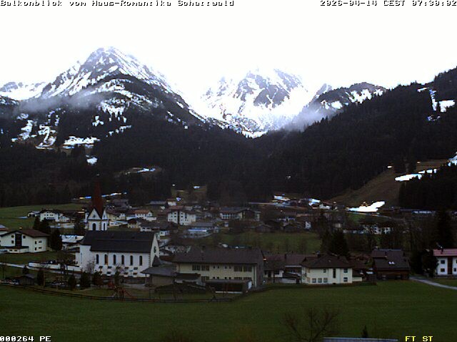 Archiv Foto Webcam Schattwald: Haus Romantika