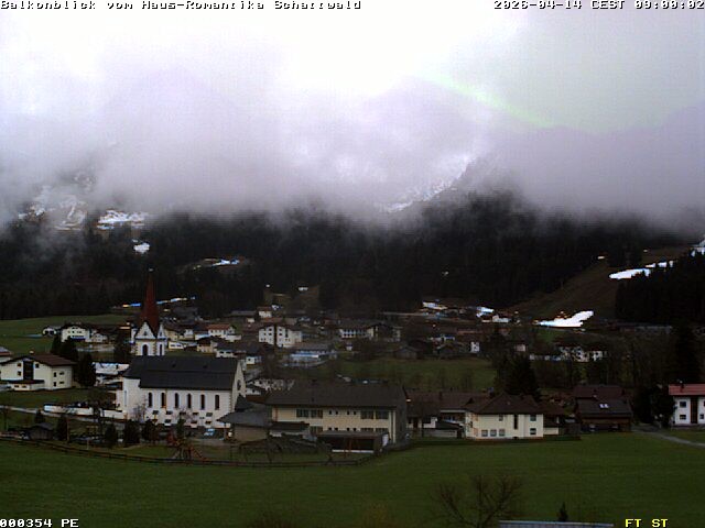 Archiv Foto Webcam Schattwald: Haus Romantika
