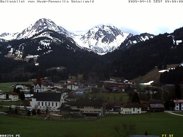 Archiv Foto Webcam Schattwald: Haus Romantika