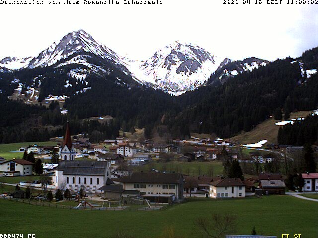 Archiv Foto Webcam Schattwald: Haus Romantika
