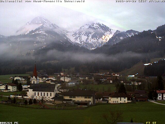 Archiv Foto Webcam Schattwald: Haus Romantika