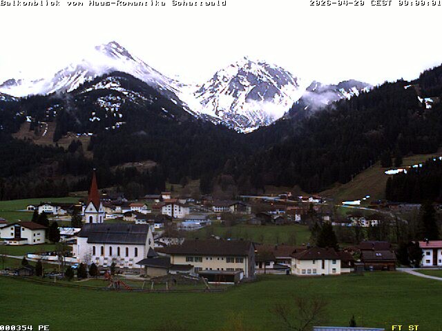 Archiv Foto Webcam Schattwald: Haus Romantika