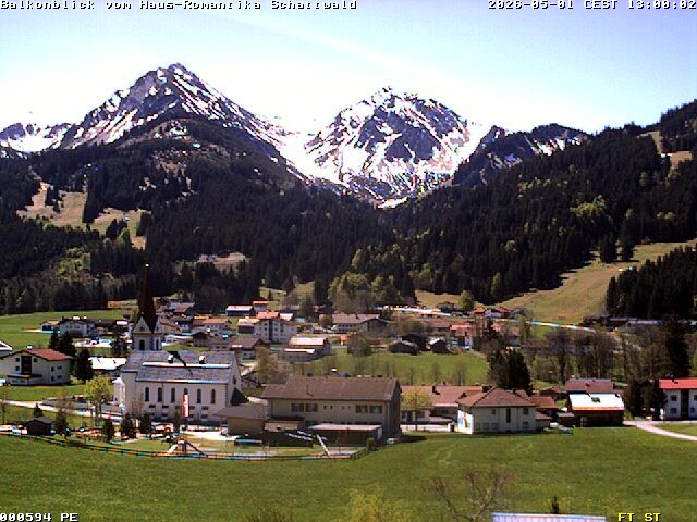 Archiv Foto Webcam Schattwald: Haus Romantika