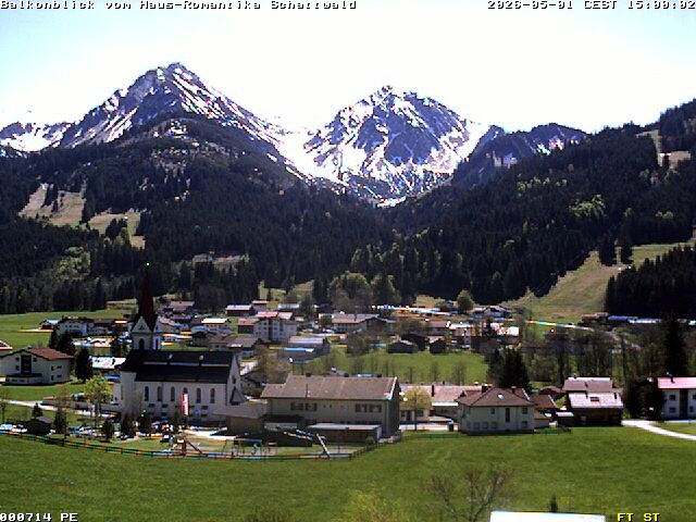 Archiv Foto Webcam Schattwald: Haus Romantika