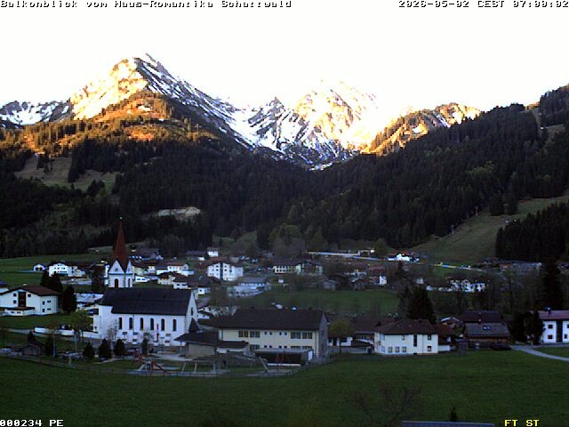 Archiv Foto Webcam Schattwald: Haus Romantika