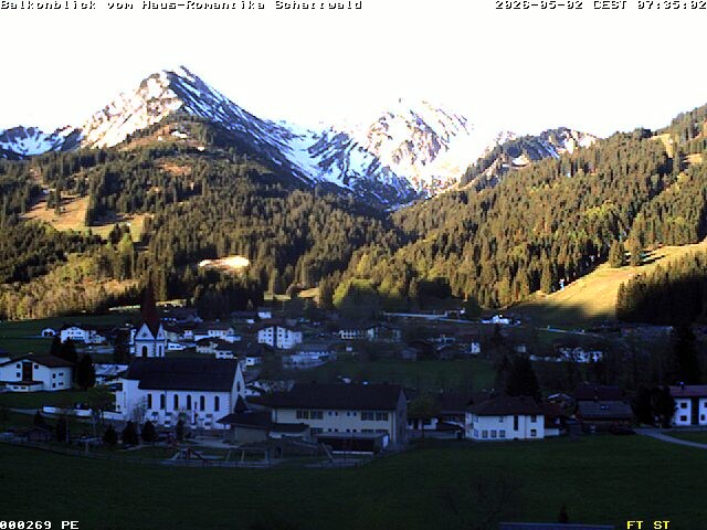 Archiv Foto Webcam Schattwald: Haus Romantika