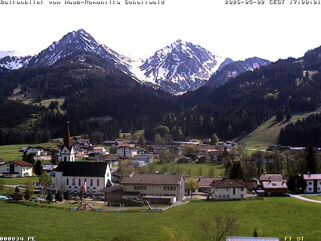 Archiv Foto Webcam Schattwald: Haus Romantika
