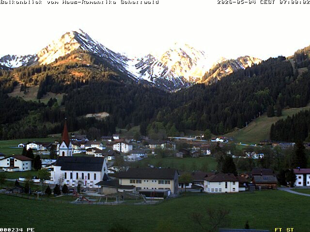 Archiv Foto Webcam Schattwald: Haus Romantika