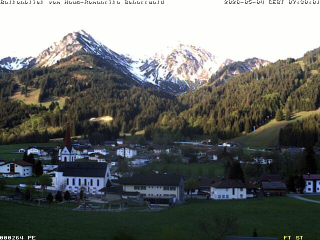 Archiv Foto Webcam Schattwald: Haus Romantika