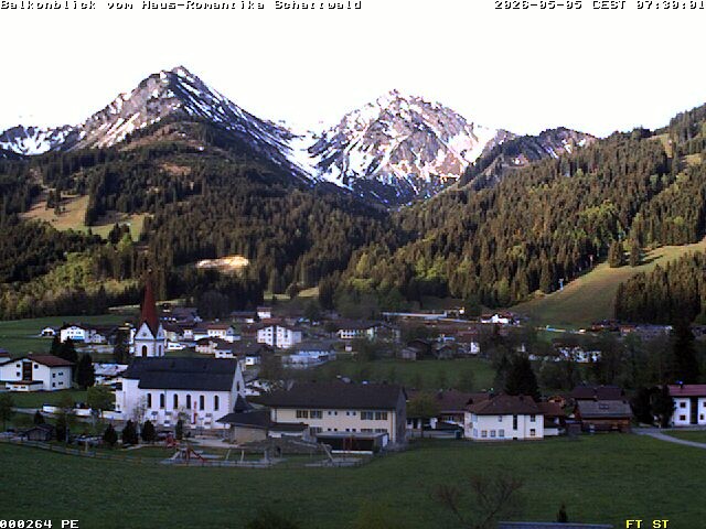Archiv Foto Webcam Schattwald: Haus Romantika