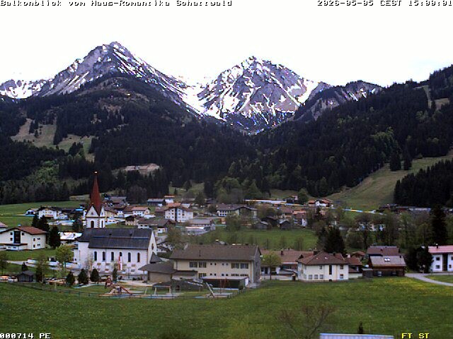 Archiv Foto Webcam Schattwald: Haus Romantika