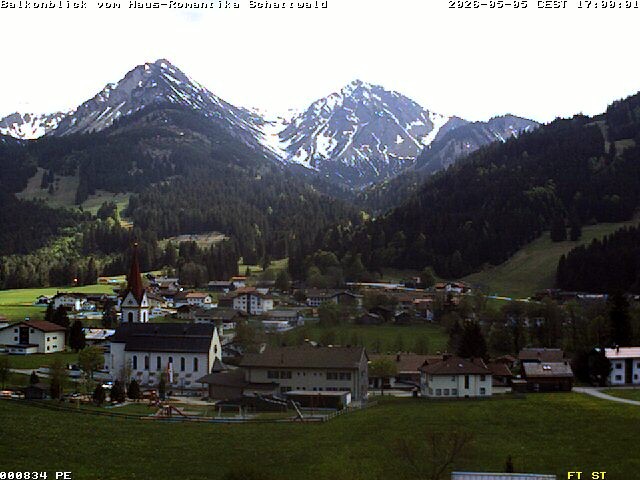 Archiv Foto Webcam Schattwald: Haus Romantika