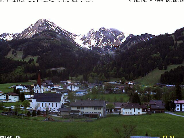 Archiv Foto Webcam Schattwald: Haus Romantika