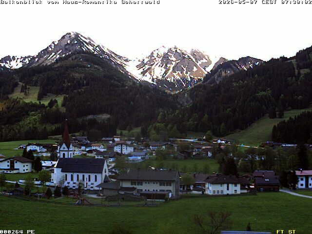 Archiv Foto Webcam Schattwald: Haus Romantika