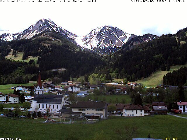 Archiv Foto Webcam Schattwald: Haus Romantika