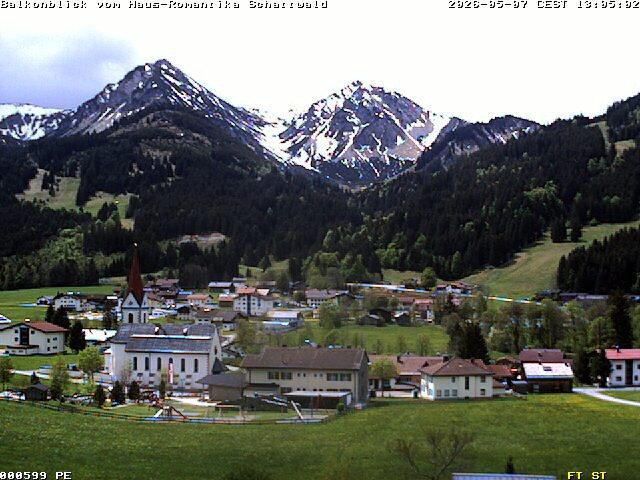 Archiv Foto Webcam Schattwald: Haus Romantika