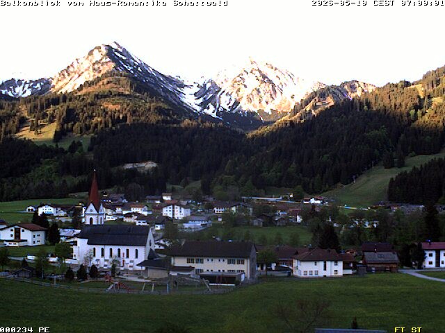 Archiv Foto Webcam Schattwald: Haus Romantika