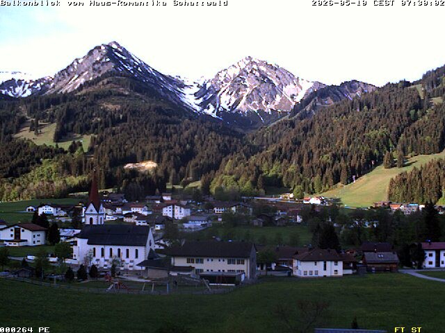 Archiv Foto Webcam Schattwald: Haus Romantika