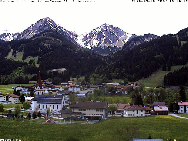 Archiv Foto Webcam Schattwald: Haus Romantika