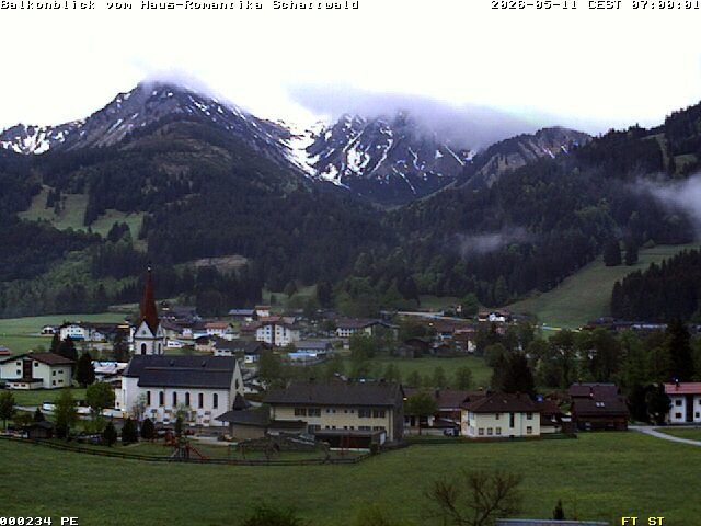 Archiv Foto Webcam Schattwald: Haus Romantika