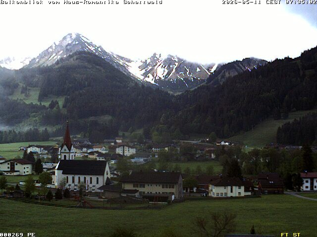 Archiv Foto Webcam Schattwald: Haus Romantika
