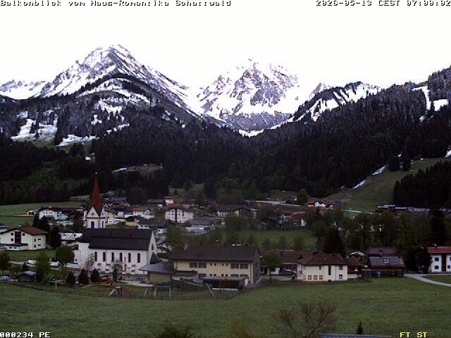 Archiv Foto Webcam Schattwald: Haus Romantika