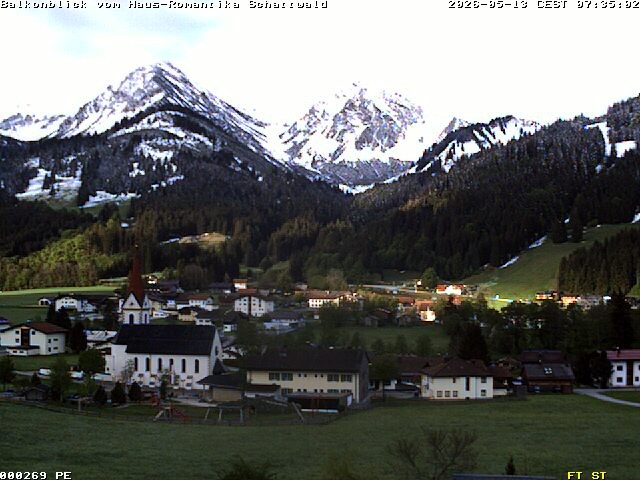 Archiv Foto Webcam Schattwald: Haus Romantika