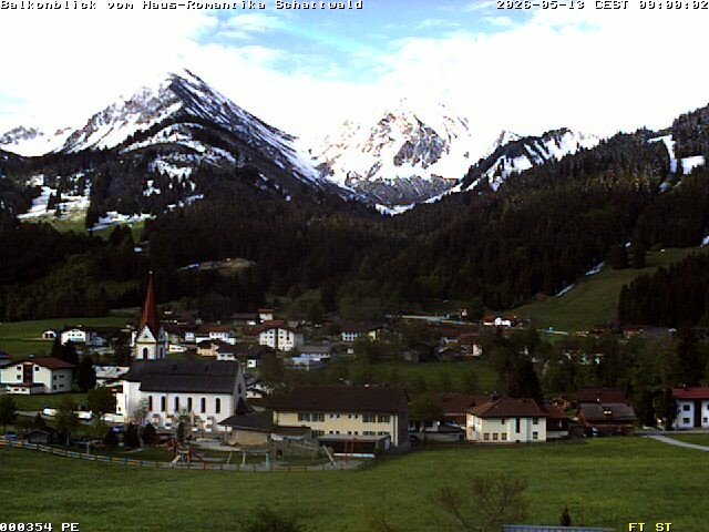 Archiv Foto Webcam Schattwald: Haus Romantika