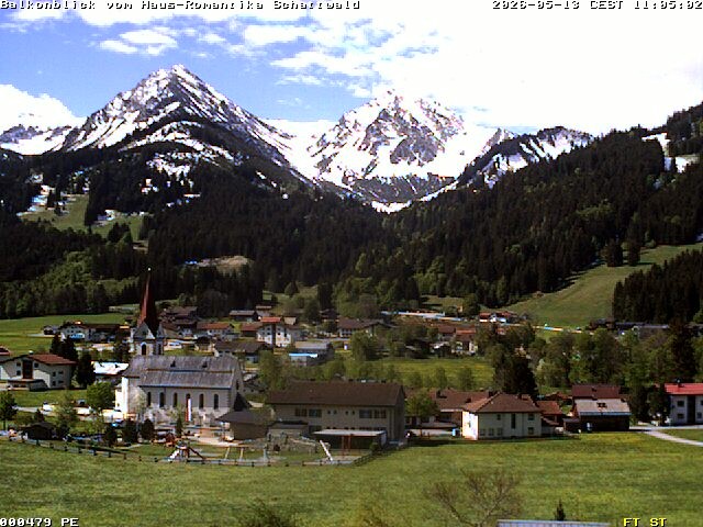 Archiv Foto Webcam Schattwald: Haus Romantika