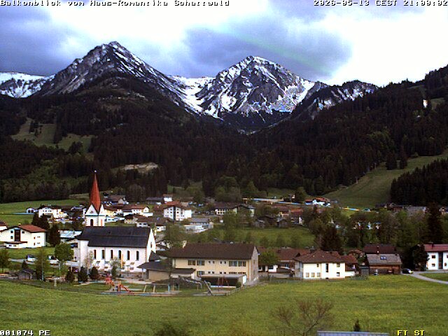 Archiv Foto Webcam Schattwald: Haus Romantika