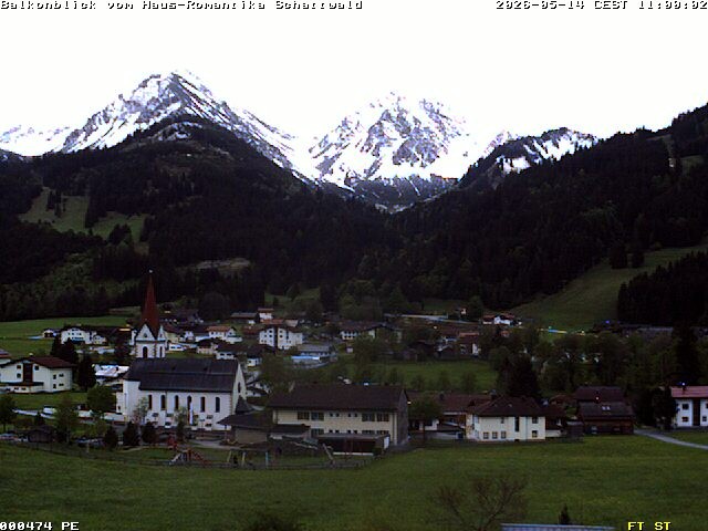 Archiv Foto Webcam Schattwald: Haus Romantika