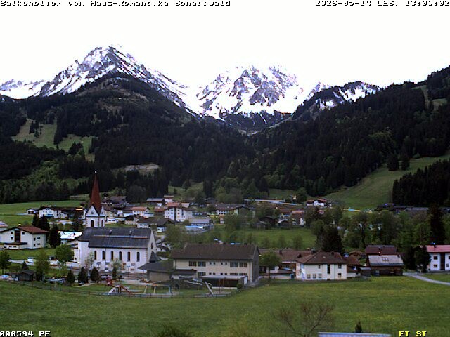Archiv Foto Webcam Schattwald: Haus Romantika