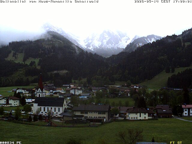 Archiv Foto Webcam Schattwald: Haus Romantika