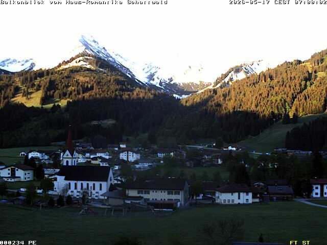 Archiv Foto Webcam Schattwald: Haus Romantika