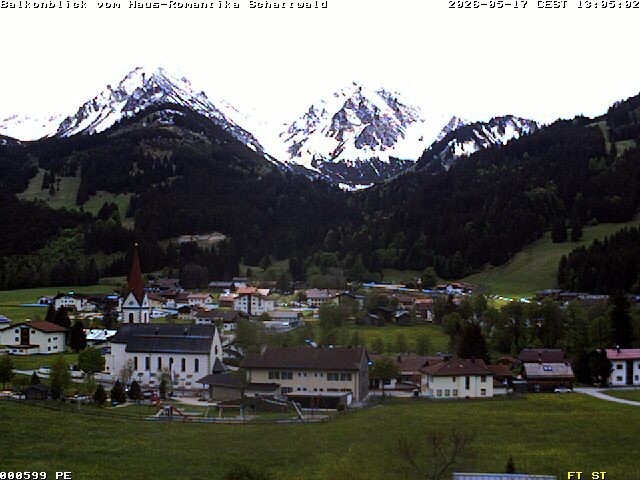 Archiv Foto Webcam Schattwald: Haus Romantika