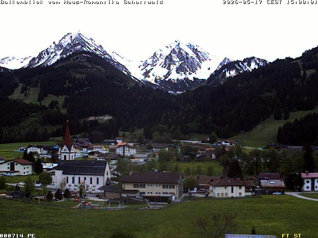 Archiv Foto Webcam Schattwald: Haus Romantika