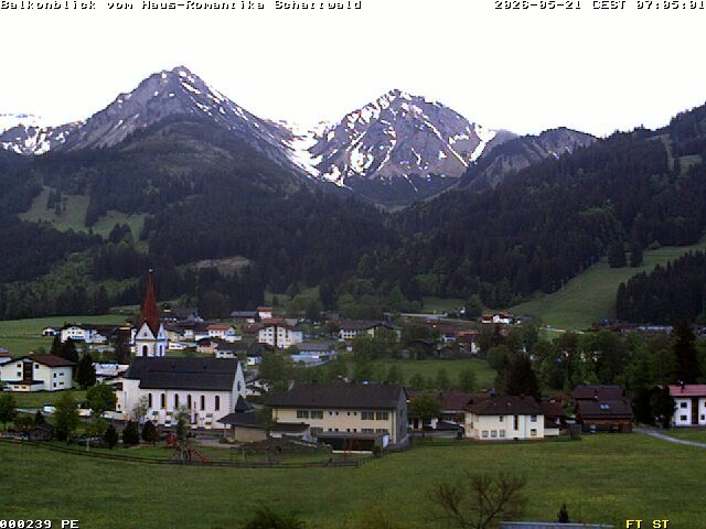 Archiv Foto Webcam Schattwald: Haus Romantika