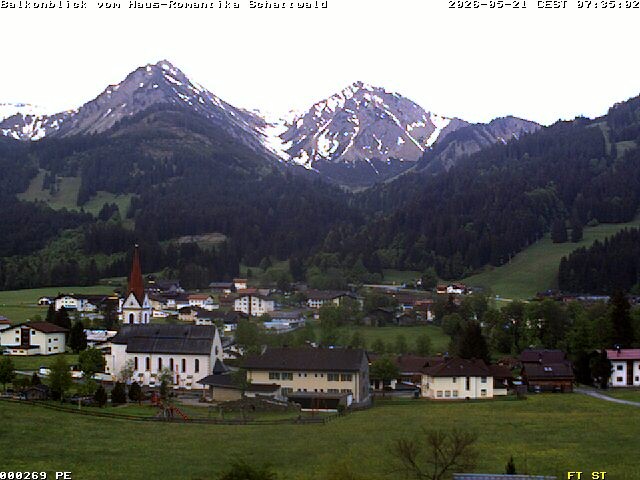 Archiv Foto Webcam Schattwald: Haus Romantika
