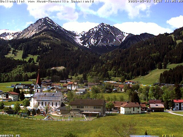 Archiv Foto Webcam Schattwald: Haus Romantika