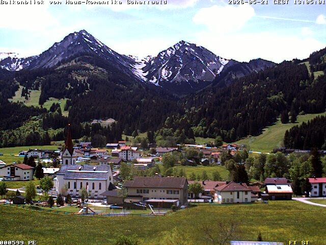 Archiv Foto Webcam Schattwald: Haus Romantika