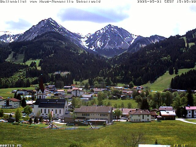 Archiv Foto Webcam Schattwald: Haus Romantika