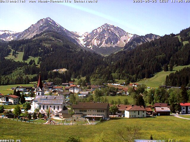 Archiv Foto Webcam Schattwald: Haus Romantika