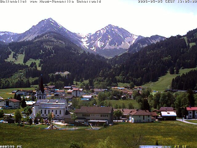 Archiv Foto Webcam Schattwald: Haus Romantika