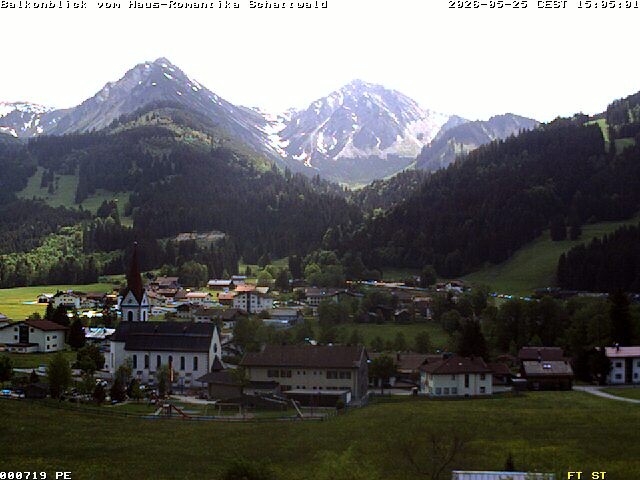 Archiv Foto Webcam Schattwald: Haus Romantika