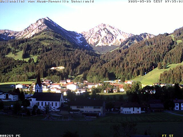 Archiv Foto Webcam Schattwald: Haus Romantika