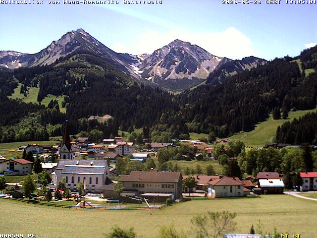 Archiv Foto Webcam Schattwald: Haus Romantika