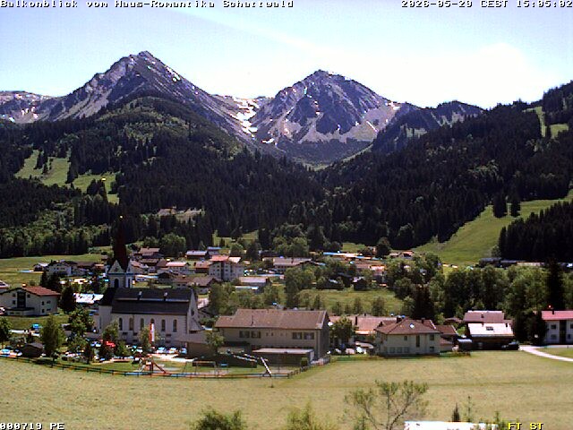 Archiv Foto Webcam Schattwald: Haus Romantika