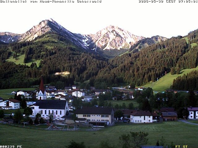 Archiv Foto Webcam Schattwald: Haus Romantika