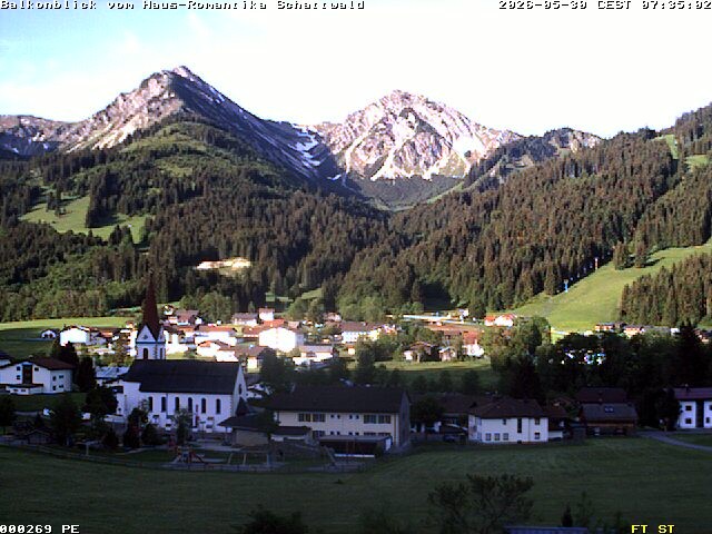 Archiv Foto Webcam Schattwald: Haus Romantika